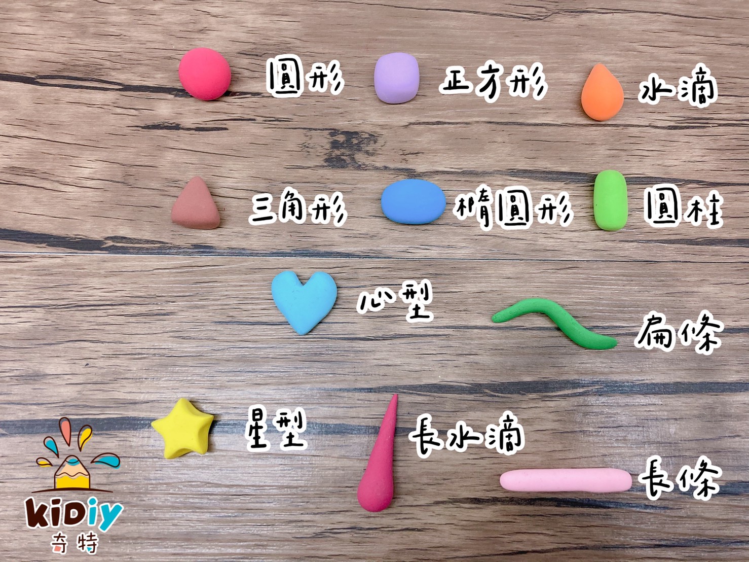 黏土基本造型認識